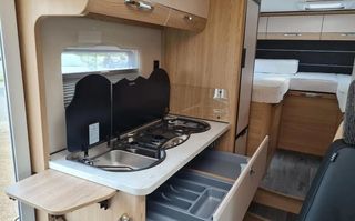 Wohnmobil Sylt von innen